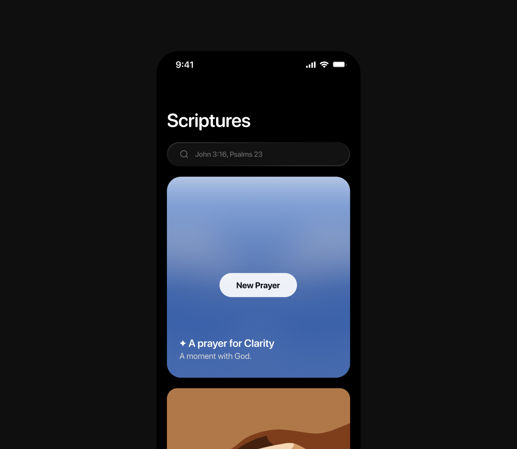 Eluven daily prayer screen