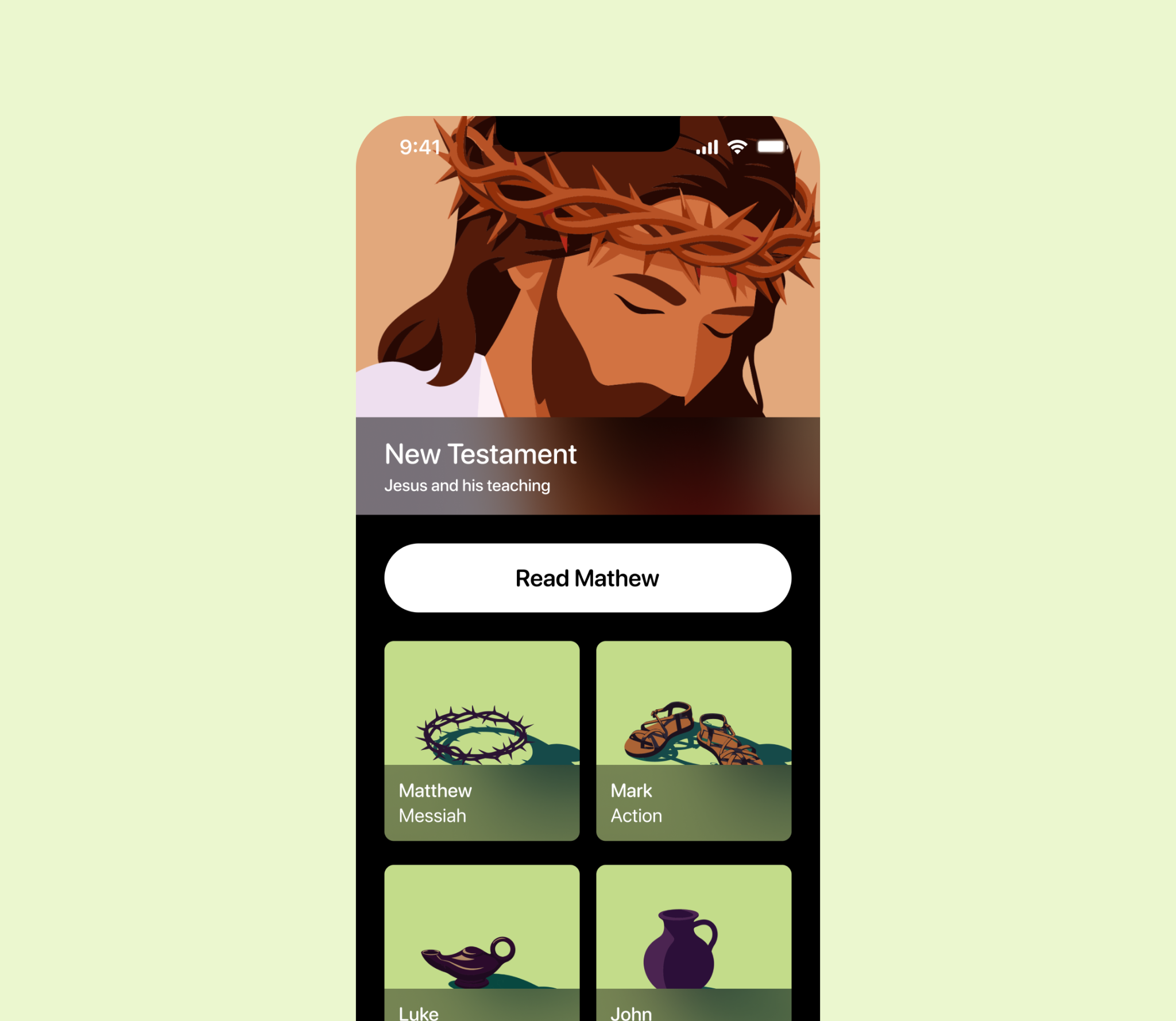 Eluven scripture screen