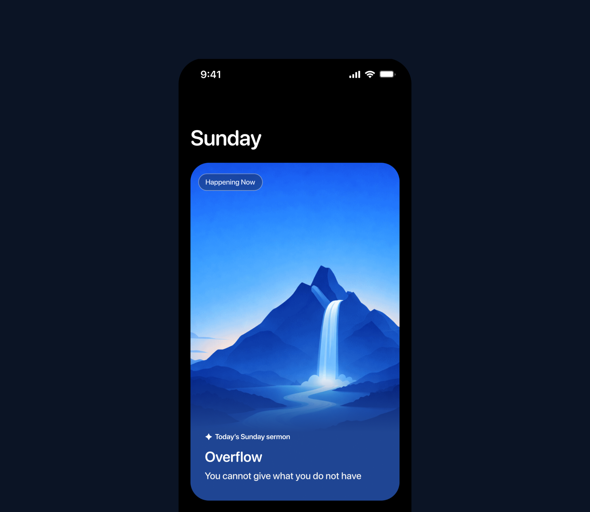 Eluven Sunday sermon screen